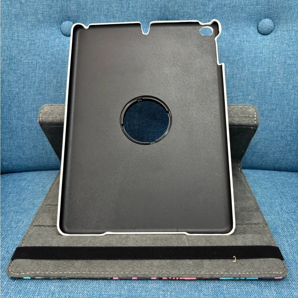 Colorful Geometric Rotating Tablet Case for IPAD 5-6 (9.7 inch screen)